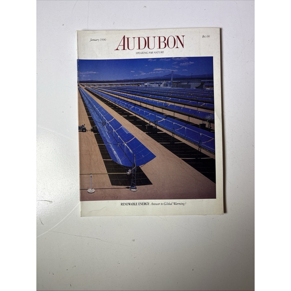 January 1990 Audubon Magazine Vol. 92 No. 1 Turtles, FDR, Robins, ETC! Vintage